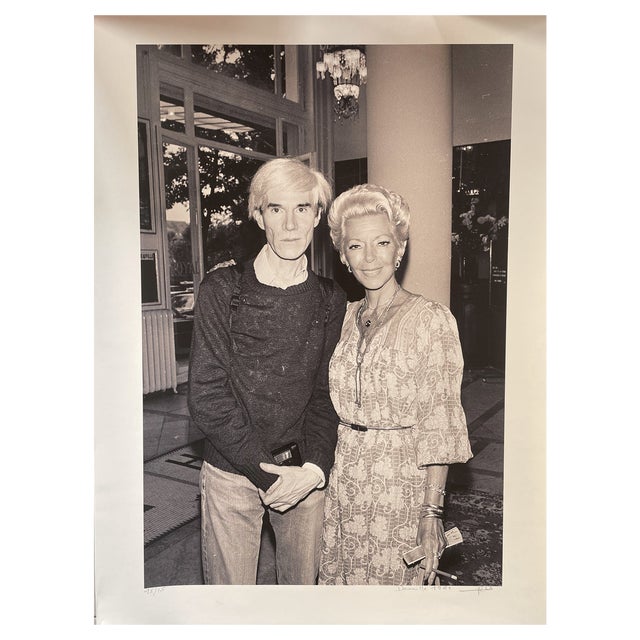 Philippe Ledru, Andy Warhol and Lana Turner, Photograph For Sale
