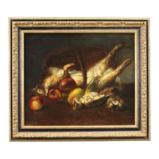 Still Life, Oil on Canvas, 20th-Century For Sale