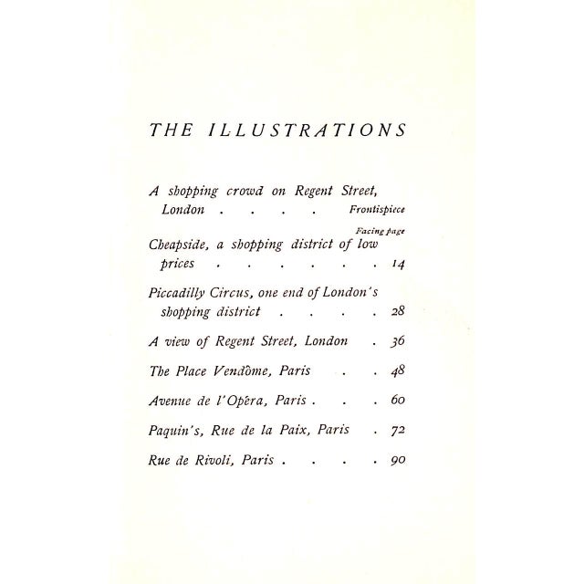 1910s "A Shopping Guide to Paris and London" 1912 Waxman, Frances Sheafer For Sale - Image 5 of 12