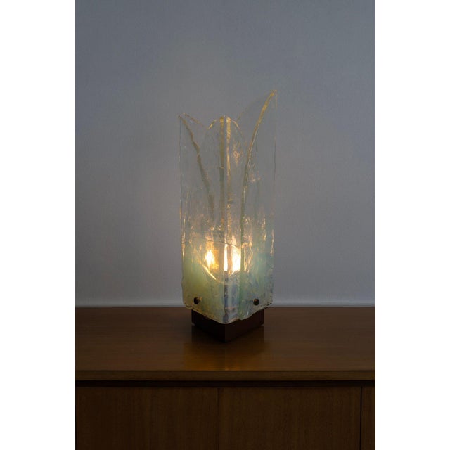 Carlo Nason for a.v. Mazzega Table Lamp Italy, 1975 For Sale - Image 4 of 11