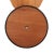 Newport Lounge Chair with Side Table - Natural/Navy with Contrast Piping For Sale - Image 4 of 12