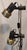1970s Mid-Century Double Spotlight Floor Lamp in Brass and Wood, 1970s For Sale - Image 5 of 8