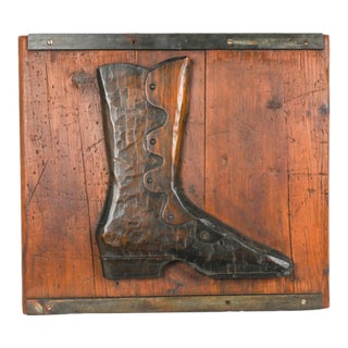 Vintage Victorian Cobbler’s Trade Sign For Sale