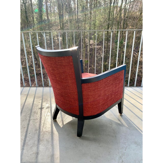 Red Club Chair from Bielefelder Werkstätte, 2000s For Sale - Image 8 of 10