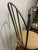 Contemporary Late 20th Century Pair Charleston Forge Gray Wrought Iron Arched Swivel Bar Stools For Sale - Image 3 of 12