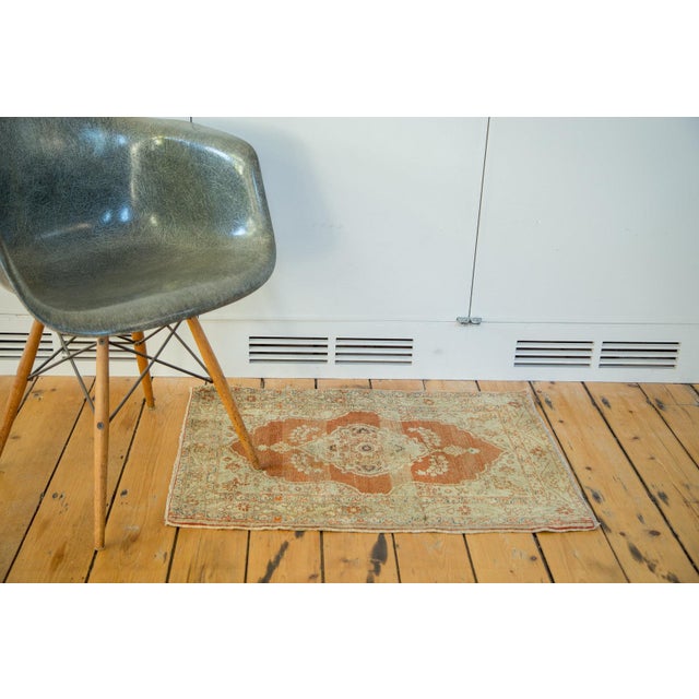 Fine Antique Haji Jalili Rug Mat - 1'11" x 2'9" For Sale - Image 12 of 16