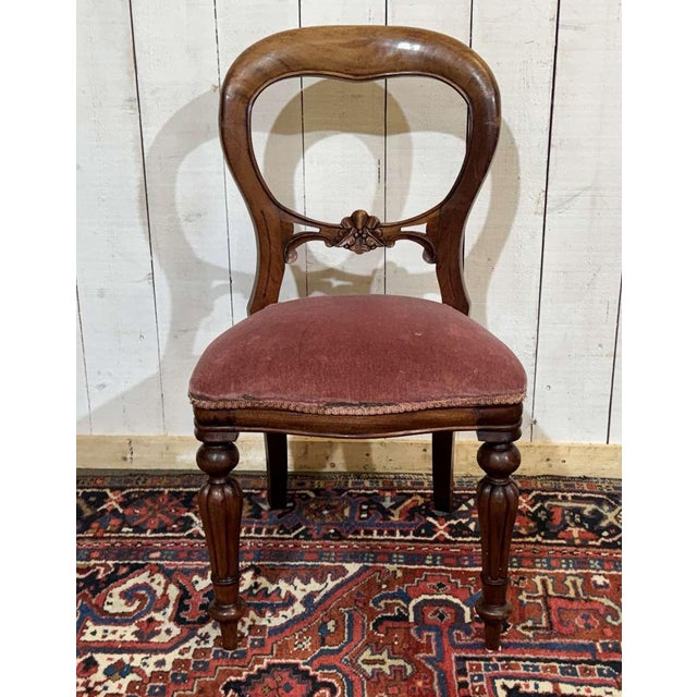 Victorian Mahogany English Chairs, 1970s, Set of 8 For Sale - Image 3 of 18