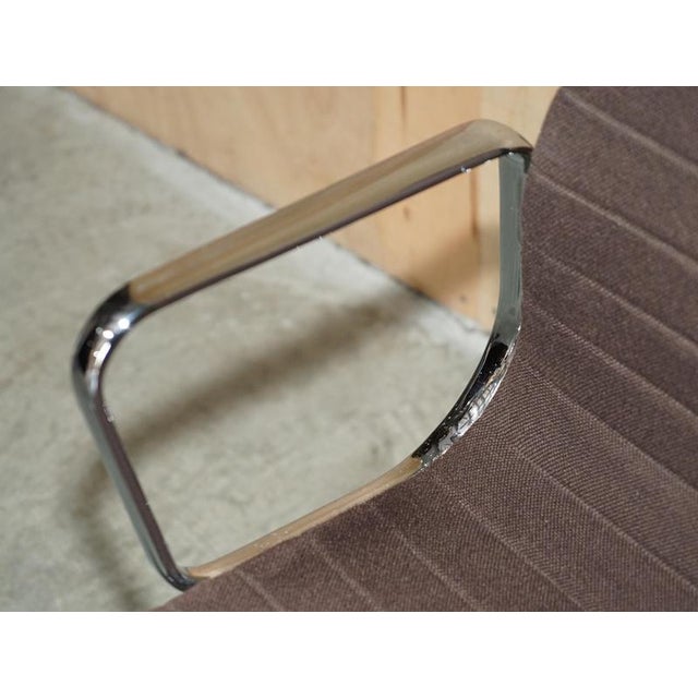 Black Brown EA 108 Swivel Desk Chair by Charles and Ray Eames For Sale - Image 8 of 18