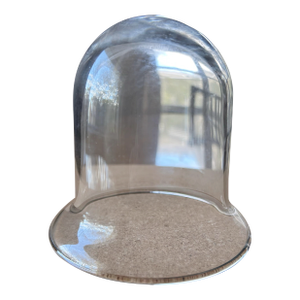 Small Glass Bell Shape Cloche, 4"