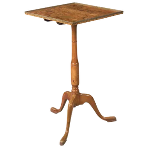 18th Century Swedish Burl Walnut Tilt-Top Table