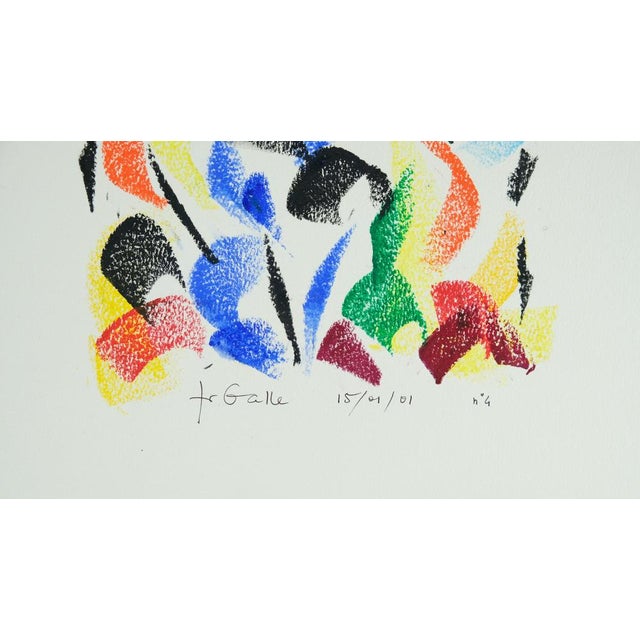 Françoise Galle, Abstract Fish, 1940, Pastel on Paper For Sale - Image 6 of 7
