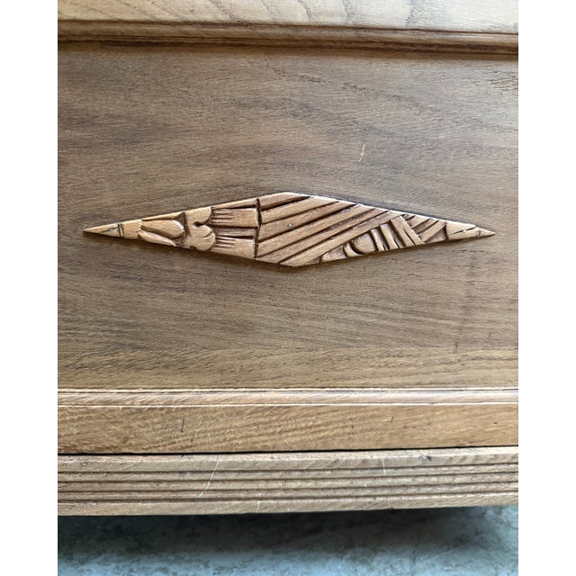 Art Deco Parisian Oak Shop Display Cabinet, 1930s For Sale - Image 14 of 18