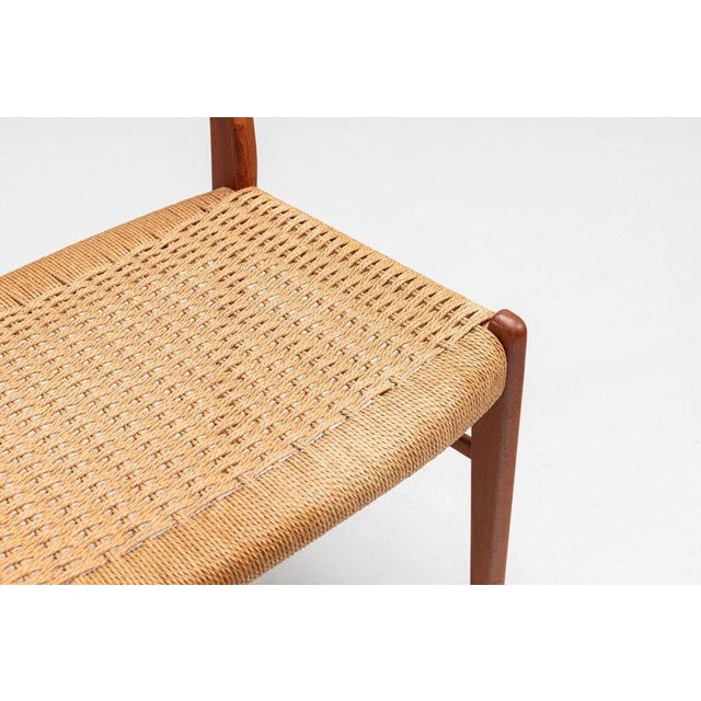 Teak Dining Chairs Glyngore by Arne Wahl Iversen, Denmark, 1960, Set of 6 For Sale - Image 15 of 17