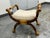 Late 20th Century Maitland-Smith Neoclassical Curule Bench For Sale - Image 5 of 12