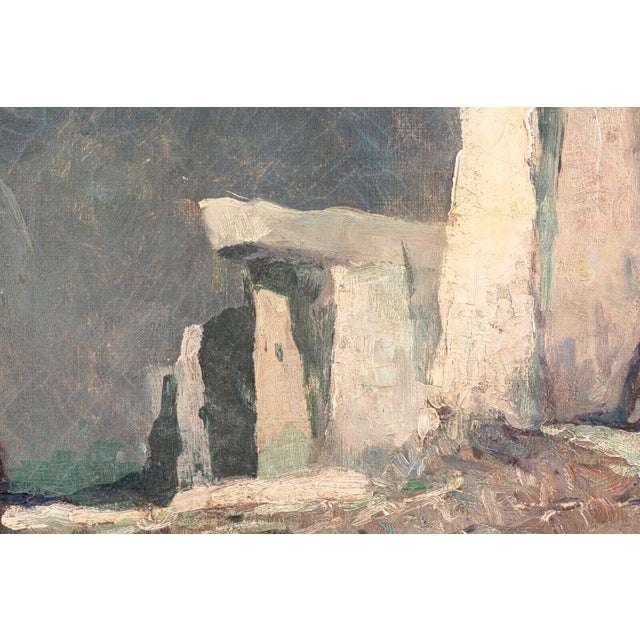 Frank Earle Schoonover The Four Witch Men Signed Illustrative Oil Painting 1924 For Sale - Image 10 of 12