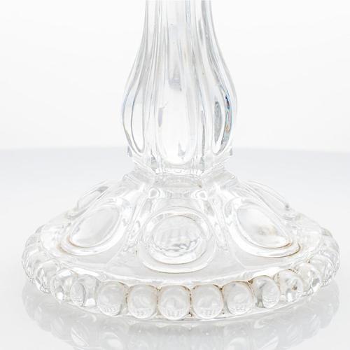 2000 - 2009 Clear Crystal 3-Candle Candelabra from Baccarat, France, 2000s For Sale - Image 5 of 12