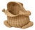 Rattan Frog Magazine Rack by Mario Lopez Torres For Sale