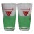 Pair X Myopia Hunt Club Highball Beer Glasses For Sale