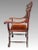 19th Century Walnut Savonarola North Wind Chair by Stomps-Burchardt Furniture Makers, Dayton, Ohio For Sale - Image 4 of 12