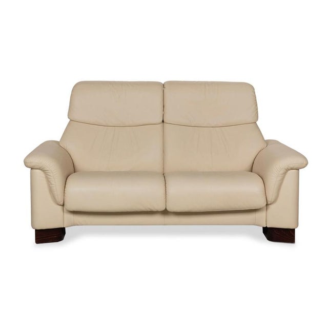 Paradise 2-Seater Sofa in Beige Leather from Stressless For Sale - Image 14 of 14