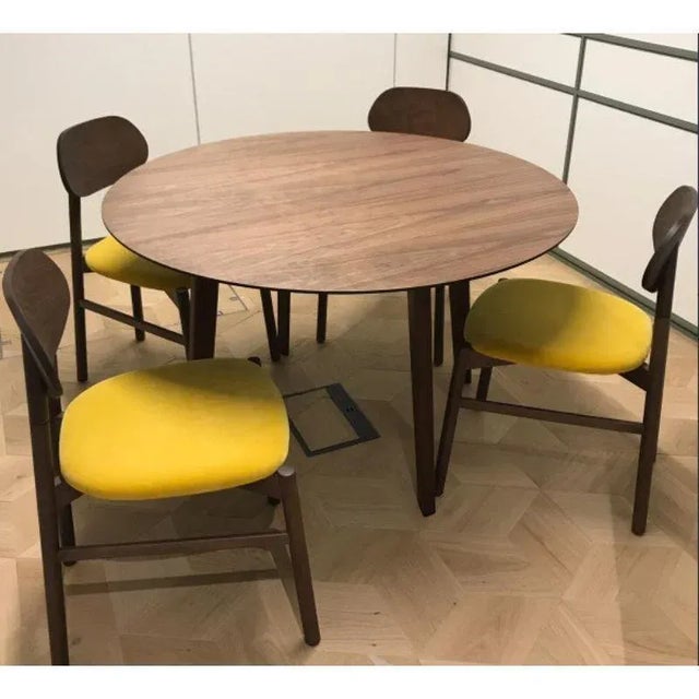 Bokken Upholstered Chair in Canaletto and Gold by Colé Italia For Sale - Image 6 of 8