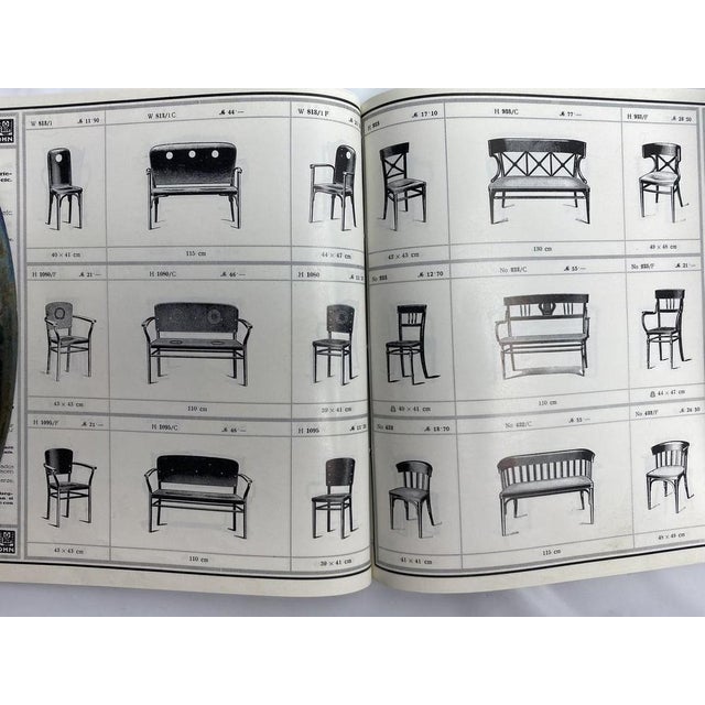 Nr.813 /1F Armchairs attributed to Josef Hoffmann for Jacob Josef Kohn, 1890s, Set of 4 For Sale - Image 17 of 18