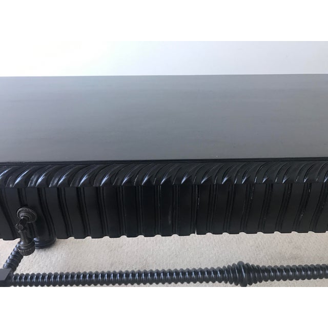 Noir "Portuguese Desk" in Hand Rubbed Black Mahogany Chairish