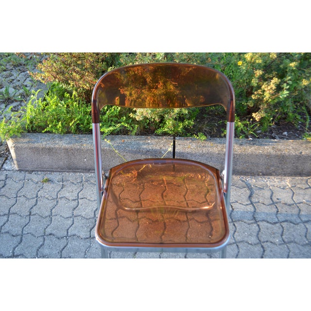 Mid-Century Modello Depositato Folding Chairs, Italy, 1970s, Set of 2 For Sale - Image 9 of 18