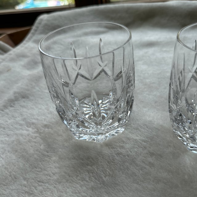 1960s 1960s Crystal Tumblers by Waterford Westhampton Double Old-Fashioned Glass - Set of 4 For Sale - Image 5 of 7
