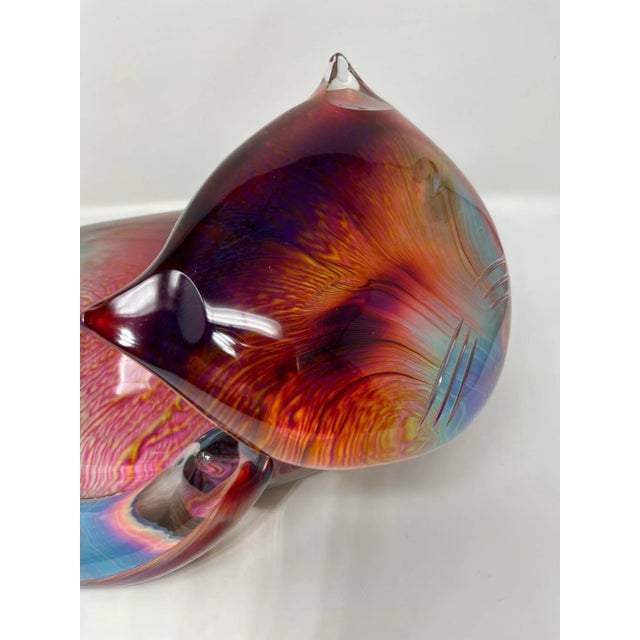 Gatto Murano Cat by Dino Rosin For Sale - Image 4 of 6