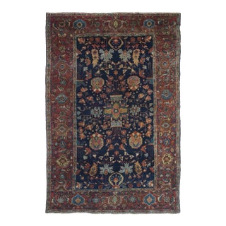 Antique Farahan Sarouk Rug 3'3'' x 4'11'' For Sale