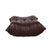 Togo Ottoman in Brown Leather by Michel Ducaroy for Ligne Roset For Sale - Image 13 of 15