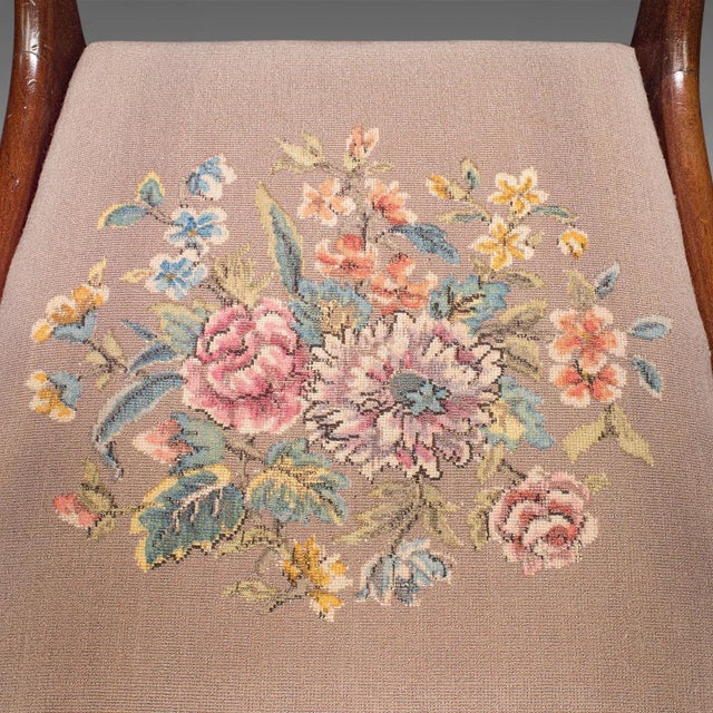 1800s Antique Georgian English Elbow Chair For Sale - Image 12 of 13