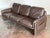 Mid-Century Modern Vintage 1970s Brown Leather De Sede Ds-61 Sofa For Sale - Image 3 of 12