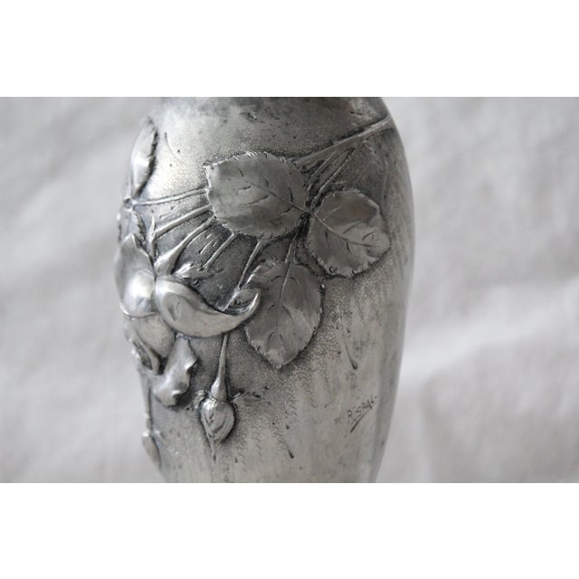 Flower Vase with Roses Decoration, 1920s For Sale - Image 10 of 15