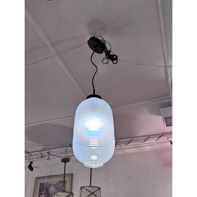 New Bomma Lantern Pendant With Black Hardware For Sale - Image 9 of 12