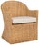 Wood Solomon Water Hyacinth Chair - Natural / Beige For Sale - Image 7 of 8