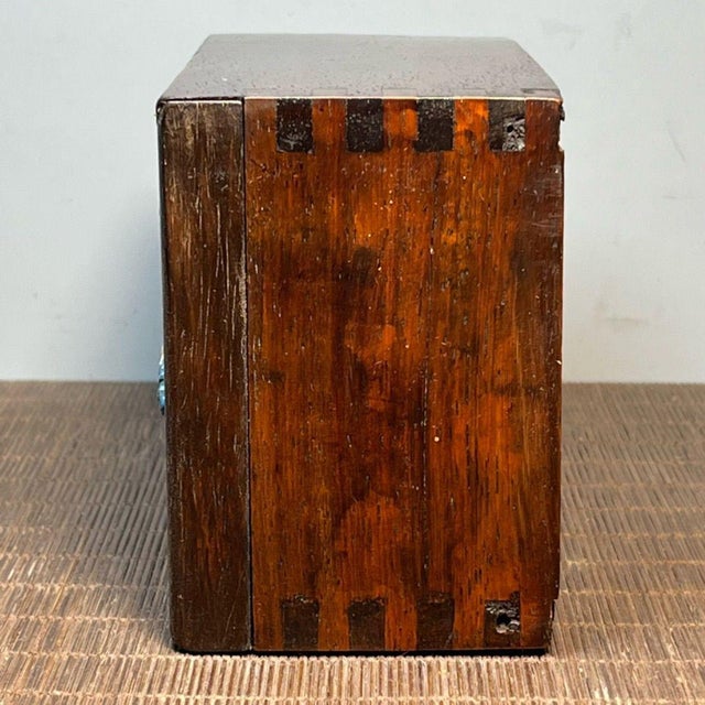 Carved Wood Box With Bone Inlay Auspicious Beast Motif For Sale In Los Angeles - Image 6 of 9