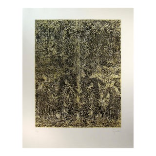 Francois Rouan Sans Titre Ii C. 1980 Original Print For Sale