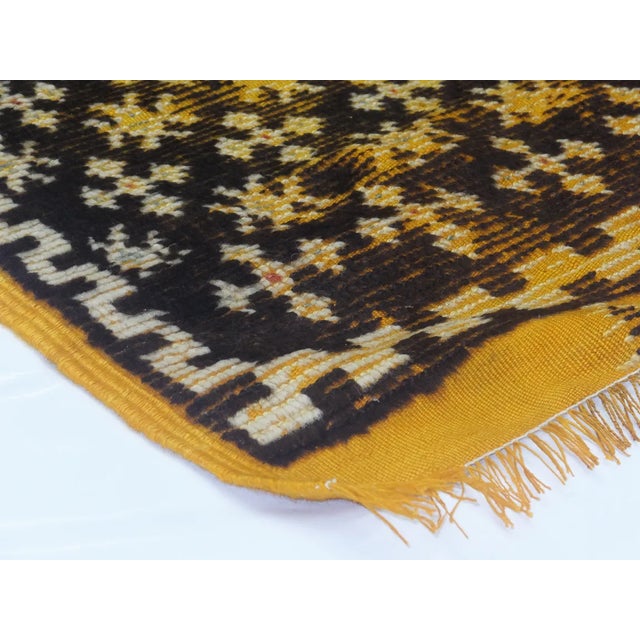 Vintage Moroccan Rug , 3'5" X 5'3" For Sale - Image 4 of 4