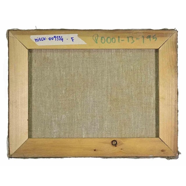 Franco Marzilli, Ballerina on the Terrace, Oil Painting, 1970s For Sale - Image 4 of 5