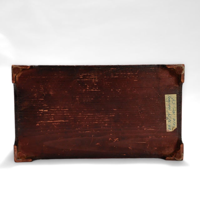 Antique English Georgian III Mahogany Tea Caddy Box For Sale - Image 10 of 18