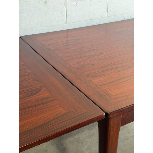 Skovby Mobelfabrik Rosewood Extendable Dining Table Denmark Mid-Century Modern 1970s For Sale - Image 15 of 15
