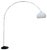 Large Mid-Century Space Age Italian Arched Floor Lamp, 1970s For Sale