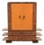 Donald Deskey Style Art Deco Macassar Ebony and Mahogany Armoire Dresser, Circa 1930s For Sale