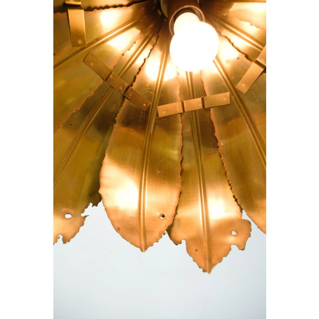 1960s Ceiling Lamp in Brass attributed to Sven Aage Holm Sørensen, 1960s For Sale - Image 5 of 11