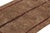 Rug & Kilim Vintage Felted Rug in Brown With Geometric Pattern by Rug & Kilim For Sale - Image 4 of 7