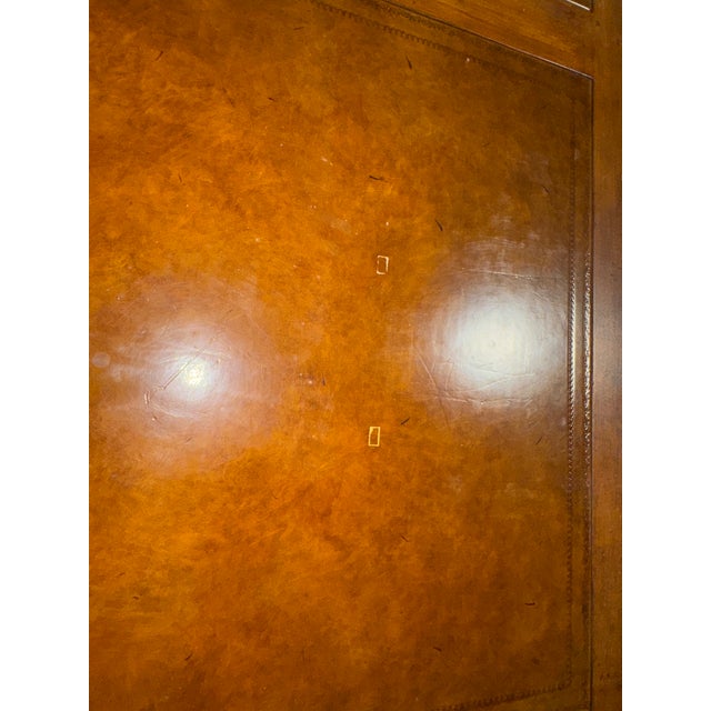 1980s Bamboo and Rattan Desk 60” X 30” X 31” Tall For Sale - Image 4 of 8
