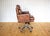 Animal Skin Leather Executive Desk Swivel Chair in Cigar Leather by Timothy Oulton for Halo, 2010s For Sale - Image 7 of 18