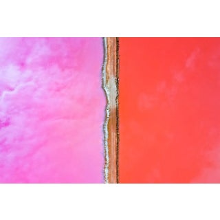 Robbie Goodhall, Aerial View Over the Stunning Colourful Lake at Hutt Lagoon, Port Gregory, Western Australia, Photographic Paper For Sale